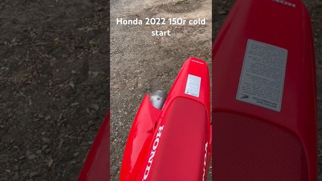 Honda 2022 150r cold start #dirtbike смотреть онлайн