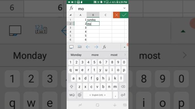 Drag fill in Excel 2021 for android Excel App 2021 смотреть онлайн