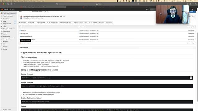 Jupyter Notebook proxied with Nginx in Ubuntu docker image смотреть онлайн