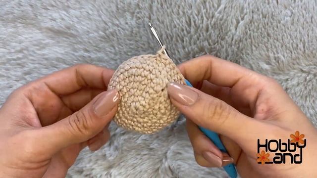 Amigurumi Tutorial _ How To CROCHET DOLL HEAD _ Amigurumi Doll Head