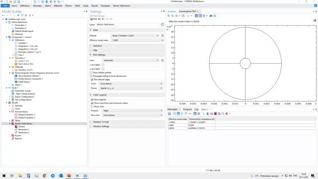 Анализ мод СВЧ и оптических волноводов с помощью COMSOL Multiphysics® смотреть онлайн