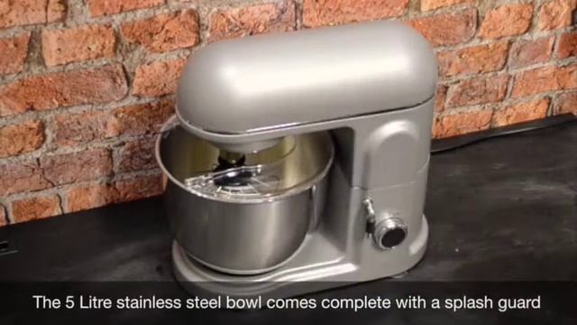 IG8702 1000W Matt Grey Die Cast Stand Mixer смотреть онлайн