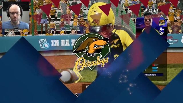 My head kinda looks like a baseball huh (Super Mega Baseball 4) смотреть онлайн