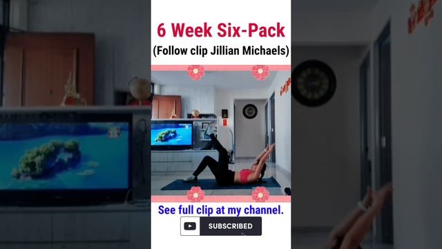 6 Weeks Six-Pack (follow clip Jillian Michaels) #short смотреть онлайн
