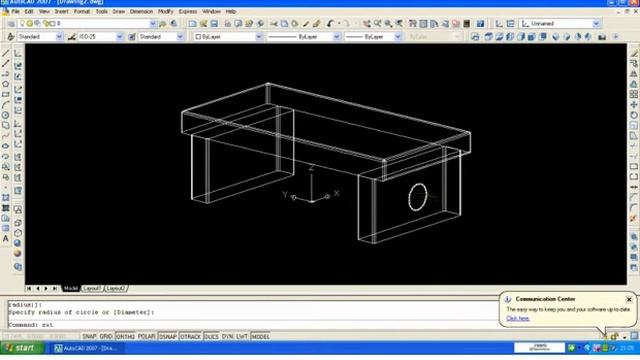 free tutorial 3d Autocad beginner stool 1 part 2 смотреть онлайн