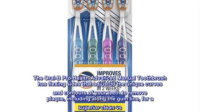 Great product - Oral-B Pro-Health Advanced Manual Toothbrush, 38 Soft, 4 Count смотреть онлайн