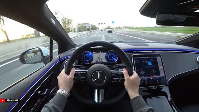The New Mercedes EQE AMG Test Drive смотреть онлайн