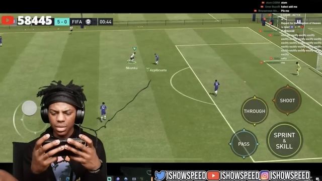 IShowSpeed's First Time Playing FIFA Mobile