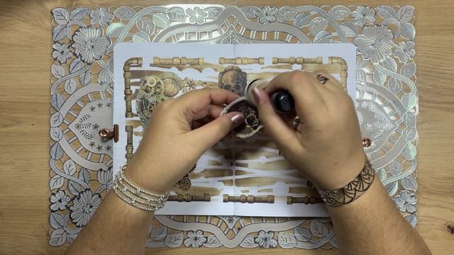 ASMR Scrapbooking / Steampunk Theme #aesthetic #relaxingsounds #journaling #asmr #scrapbooking