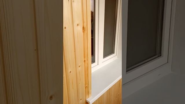 Отделка лоджии деревянной вагонкой смотреть онлайн