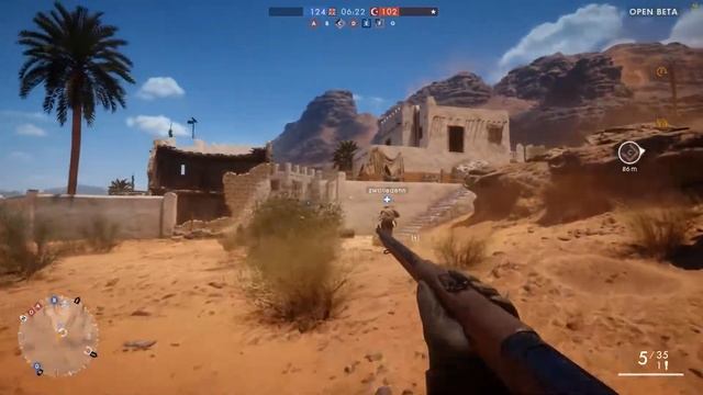 Battlefield 1 Beta DX12 AMD FX-8320 GTX 1060 смотреть онлайн