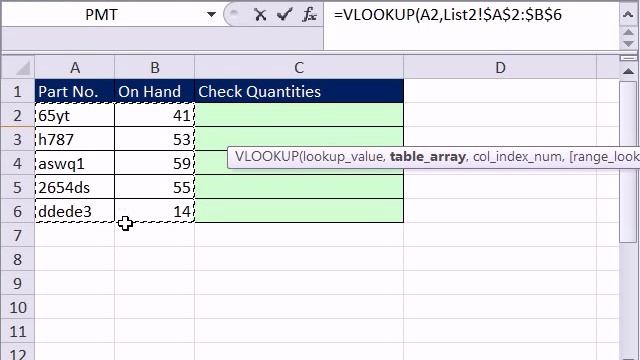 Excel Magic Trick 724: VLOOKUP Check If Quantities Are Equal In Two Lists Show Differences If Not смотреть онлайн