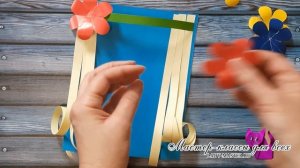 Аппликация на тему весна из бумаги. Paper Crafts for School Kids. Paper Collage