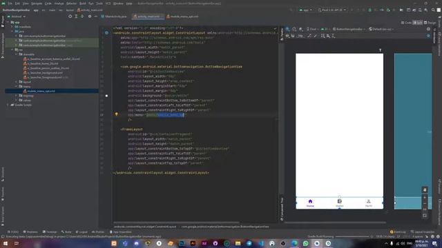 BottomNavigationView - Android Studio 2021 смотреть онлайн