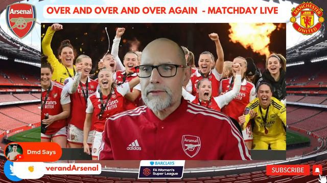 #AWFC - MATCHDAY LIVE - ARSENAL WOMEN V MANCHESTER UNITED WOMEN WATCHALONG смотреть онлайн