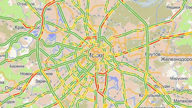Москва. Пробки. 2012.08.24