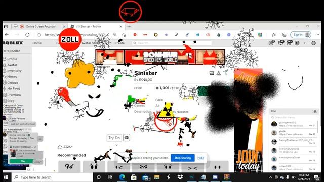 Roblox Sinister face gets absolutely destroyed смотреть онлайн
