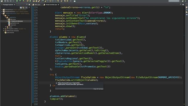 6 - JavaFX Formulario Básico - Archivos Serializados смотреть онлайн