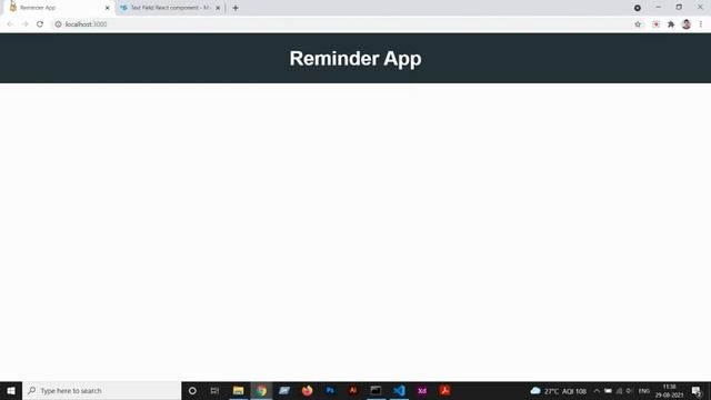 Reminder App using React : Part 1 - Basic Layout смотреть онлайн