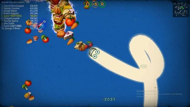 Worms Zone. Червячная Зона. Ио игра как slither io. смотреть онлайн