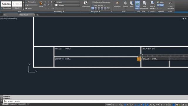 02 Fonts Title Block смотреть онлайн