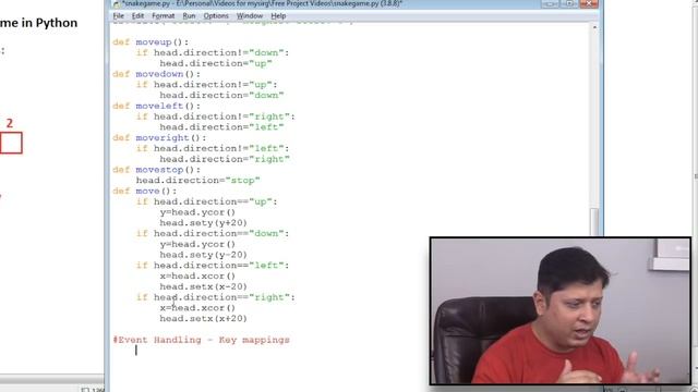 Snake Game in Python | complete project in one video | MySirG.com смотреть онлайн