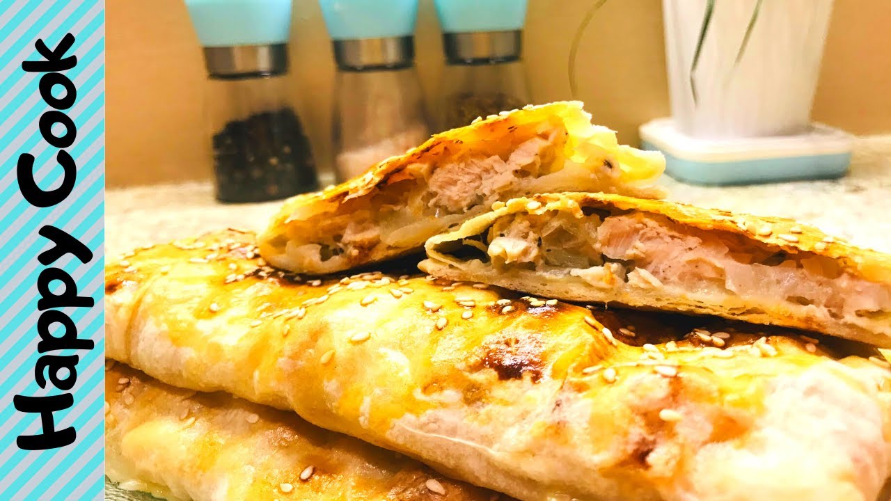 СЛОЙКИ С КУРИЦЕЙ или ЛЕНИВАЯ САМСА.