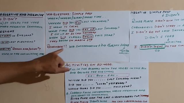 Simple past: interrogative and negative sentences смотреть онлайн