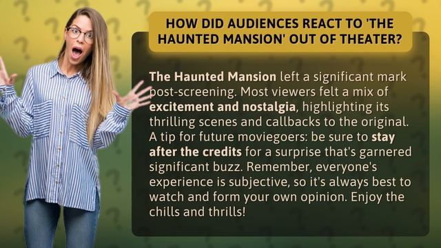 How Did Audiences React to 'The Haunted Mansion' Out of Theater? смотреть онлайн
