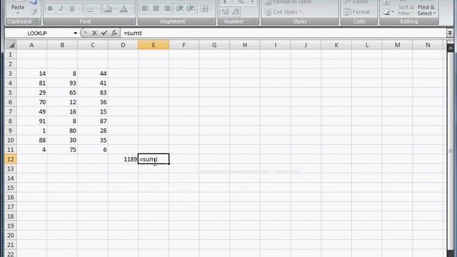 Excel VBA - Sum Function in VBA Code смотреть онлайн