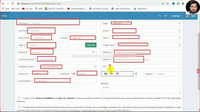 NFSA Ration Card Apply Online | nfsa user id kaise banaye | nfsa me registration kaise kare смотреть онлайн