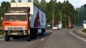 15 / ETS 2 V1.43 / KAMAZ 5410 / уксус 15т. в Алёховщину / реальная экономика.