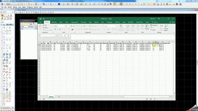 M01_MicroStation MVBA Title Block Export & Import with Excel смотреть онлайн