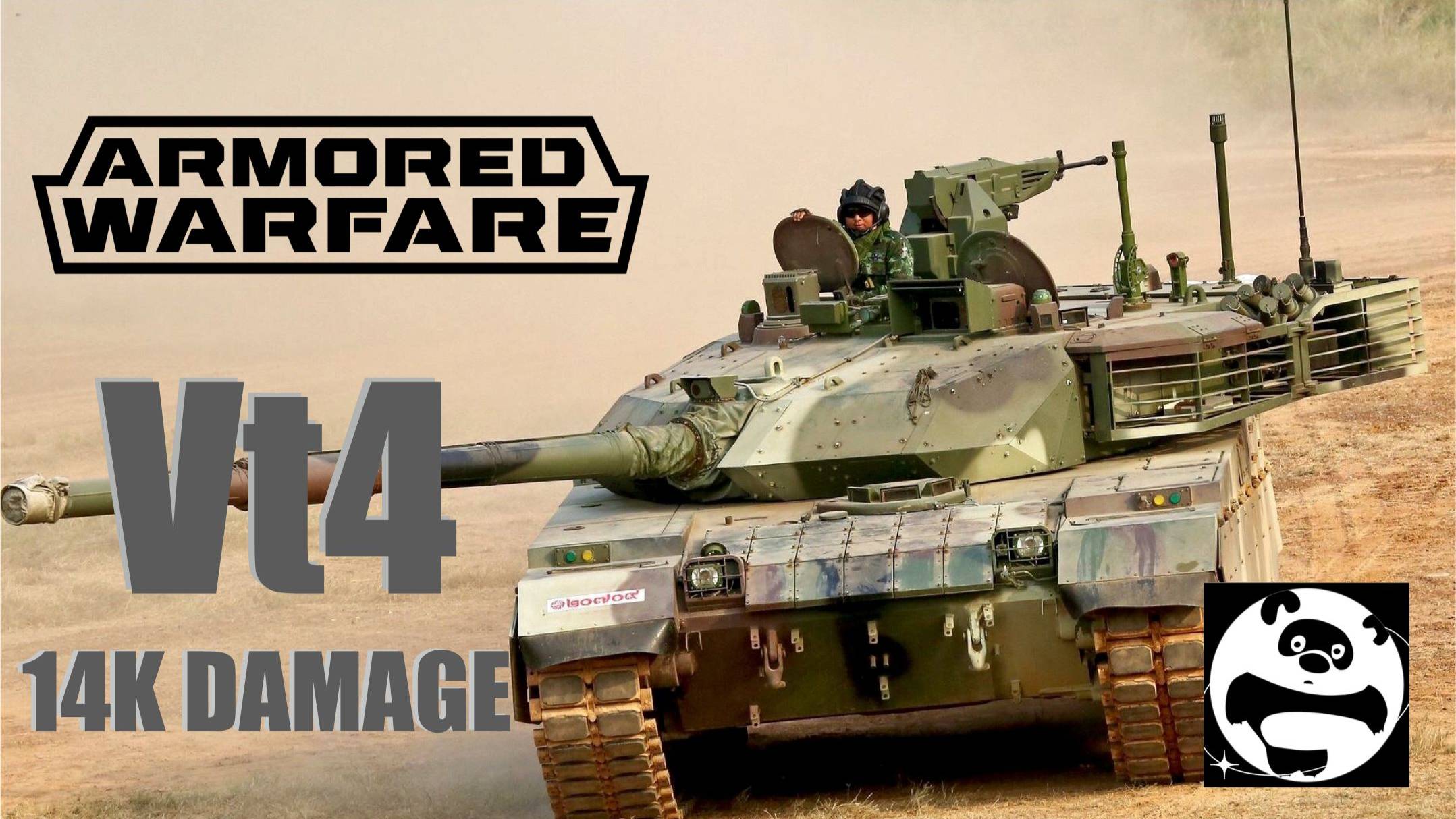 14000 урона на VT4 в Armored Warfare