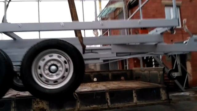 Прицеп без настила пола, но с тентом!) смотреть онлайн