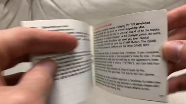 Tetris - Classic Video Game Manual (Game Boy - 1989) смотреть онлайн