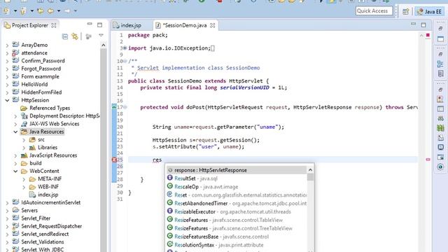 HttpSession смотреть онлайн