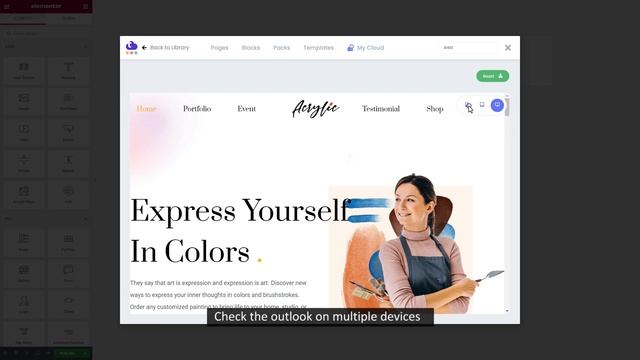 How To Create An Artist Website On WordPress With Free Elementor Template смотреть онлайн