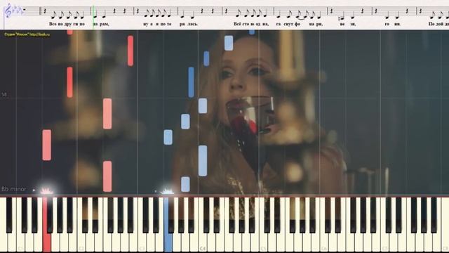 Парень - LOBODA (Ноты и Видеоурок для фортепиано) (piano cover) смотреть онлайн