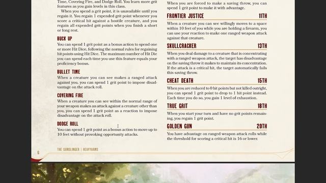 The Gunslinger Class By Heavyarms | Homebrew Review/How-to-Play