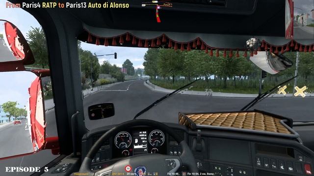 I'le-de-France v.0.4 ?? ETS2 1.45 ?? Paris4(RATP) to Paris13(AA) ?? Scania R560 Streamline смотреть онлайн