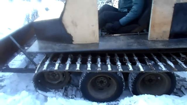 Самодельный вездеход жорик 2: Проверка лопаты (Часть 1 Б) смотреть онлайн