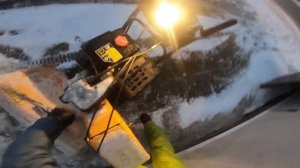 Будни частного дома зимой, уборка Снега на Cub Cadet 526 HD SWE часть 2