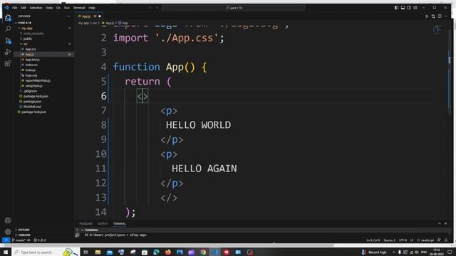 JSX expressions must have one parent element SOLVED in React JS смотреть онлайн
