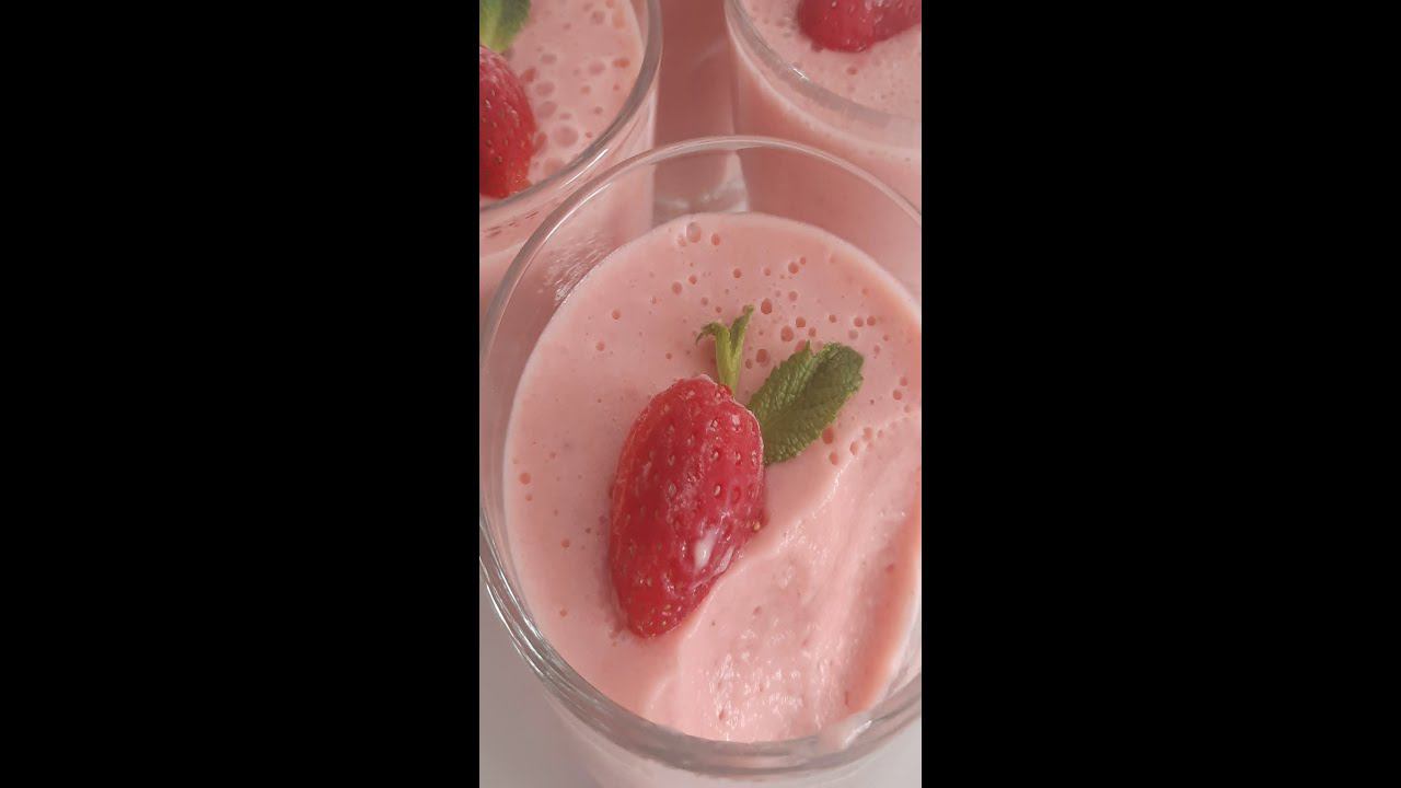 Йогуртово - клубничный ДЕСЕРТ. #shorts #хорошийвкус #ппдесерт смотреть онлайн