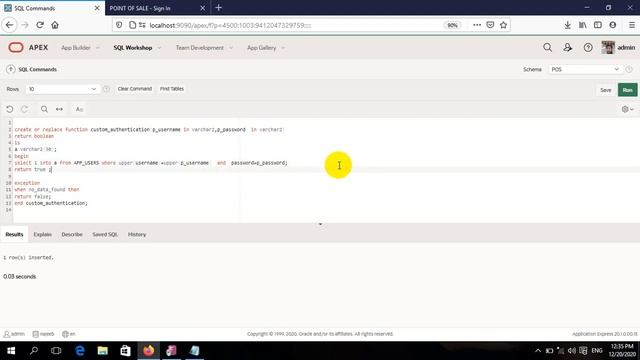 custom Authentication in oracle apex 20 1 in pashto 1 د خپلی خوښی اتونټیکیشن په اوریکل افیکس کی смотреть онлайн
