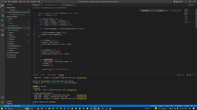Use Effect Hook in React JS | React JS Tutorial (full course) - #38 смотреть онлайн