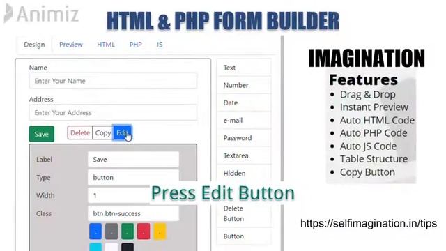 HTML & PHP Form Builder | Make FORM Without Coding смотреть онлайн
