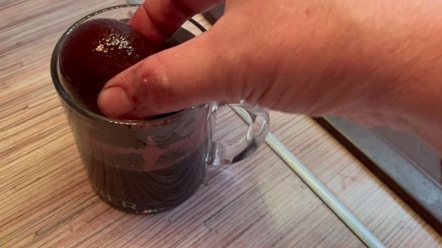 16-04-2023 Космические яйца! Красим яйца на Пасху красным вином! Красота необыкновенная!