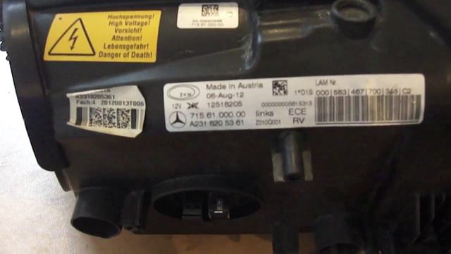 Фара передняя левая Мерседес 231 Mercedes смотреть онлайн